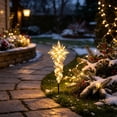 thumbnail image 3 of Lighted Bethlehem Star of Faith Stake Light,LED Glowing Twisted Body Ground Lamp, Waterproof Outdoor Christmas Pathway Marker Light for Lawn Garden Yard Patio Holiday Xmas Decor, 3 of 5
