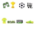 thumbnail image 4 of Toppers Decorativos de Papel para Cupcake y Pastel, Diseño Deportivo Balón Fútbol, Set 40 Unidades Adornos para Fiesta de Cumpleaños, 4 of 5