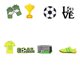 thumbnail image 4 of Toppers Decorativos de Papel para Cupcake y Pastel, Diseño Deportivo Balón Fútbol, Set 40 Unidades Adornos para Fiesta de Cumpleaños, 4 of 5