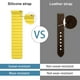 thumbnail image 2 of Correa de reloj magnética, correa de silicona para reloj inteligente de liberación rápida, 0.787 in, 0.866 in, para Galaxy Watch 1.654 in, 1.811 in, Gear S2 S3 Classic Frontier Active 2 1.575 in, 2 of 7