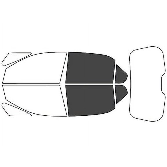 Rvinyl Car Window Pre Cut Tint Kit Back 20% Single Ply Fits Chevrolet Equinox 2010-2017