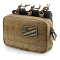 thumbnail image 1 of Bolsa Táctico Militar Con Porta Cargadores Apilables Triples Xtellar beige, 1 of 4