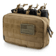thumbnail image 1 of Bolsa Táctico Militar Con Porta Cargadores Apilables Triples Xtellar beige, 1 of 4