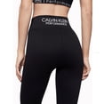 thumbnail image 3 of Calvin Klein Performance Women's High Rise Ribbed Texture Active 7/8 Leggings-Black / S, 3 of 6