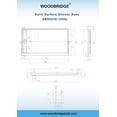 thumbnail image 6 of WOODBRIDGE Shower Base 6036-1000L 60" L x 36" W x 4" H, Left Drain, White, 6 of 6