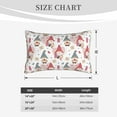 thumbnail image 4 of Rateoe Gnome With Love Letter Pattern Pillow Covers with Invisible Zipper(Pillows are not Included) Standard Pillowcases-16"x24", 4 of 6