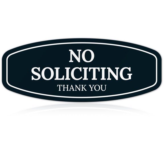 No Soliciting Thank You Sign, (SI-1541)
