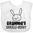 thumbnail image 3 of Inktastic Grammie Snuggle Bunny Easter Boys or Girls Baby Bib, 3 of 4