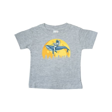 

Inktastic Astronaut Space Whale Moon Gift Baby Boy or Baby Girl T-Shirt
