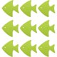 thumbnail image 1 of 20pcs Anti Slip Safety Bath Stickers Non-Slip Bathroom Stickers Shower Strips Stairs Anti Skid Tape For Shower Bathtub Floor Green Fish, 1 of 5