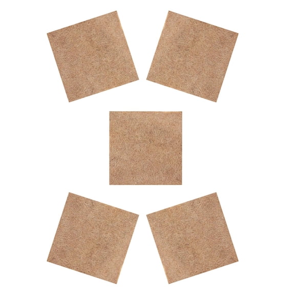 5 Pieces Sprouting Tray Jute Fiber Microgreen Grow Mat Hydroponic Pad Soilless Cultivation for Kitchen Growing