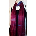 thumbnail image 1 of Fashionable Multi Toned Tie and Dye Pattern Hand Dyed 100% Silk Scarf, Neck Wear, Wrap, Affordable Christmas Gift New, 1 of 1