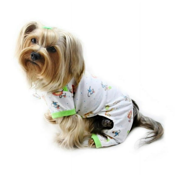 Klippo Pet KBD079MZ Party Animals Knit Cotton Pajamas - Medium