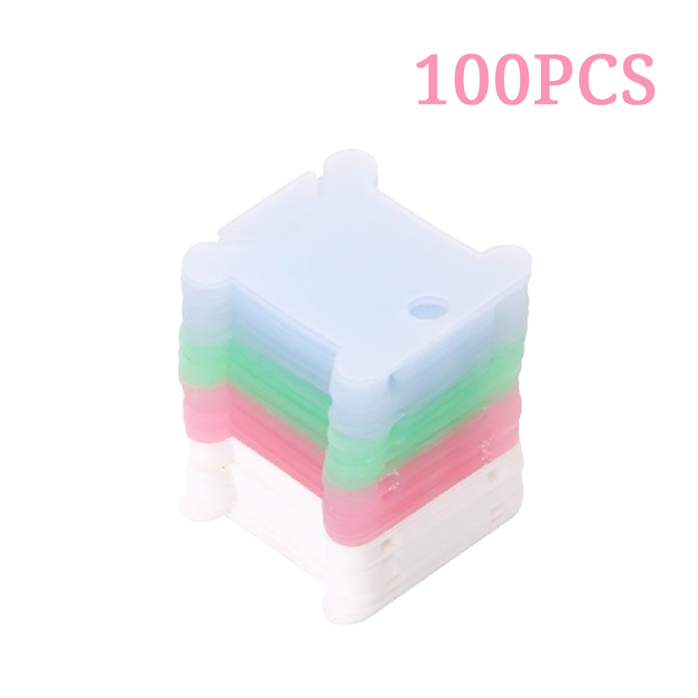 ODOMY Plastic Floss Bobbins Embroidery Thread Cards Cross Stitch Bobbin