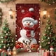 thumbnail image 1 of xihome Cubrepuertas navideño de 89 x 180 cm con estampado de Pap Noel. Decoracin para fiestas navideñas. Ideal para la puerta de entrada, paredes interiores o mantel., 1 of 6