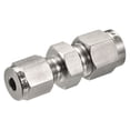 thumbnail image 3 of Uxcell 304 Stainless Steel 4mm x 6mm Tube OD Double Ferrule Straight Compression Tube Fitting, 3 of 5