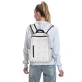 thumbnail image 5 of Yiaed Cute Rabbit Print Lightweight Backpack Travel Backpacks Hiking Daypack for Women Men, 5 of 5