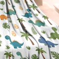 thumbnail image 3 of White Cartoon Dinosaurs Eggs Pattern Blanket,Comfortable Soft Flannel Throw Blanket,All Season,Warm Lightweight Blankets for Sofa Bed Couch Living Room Chair,30"x40", 3 of 4