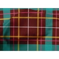thumbnail image 4 of oneOone Cotton Poplin Maroon Fabric Madras Check Sewing Material Print Fabric By The Yard 42 Inch Wide, 4 of 4