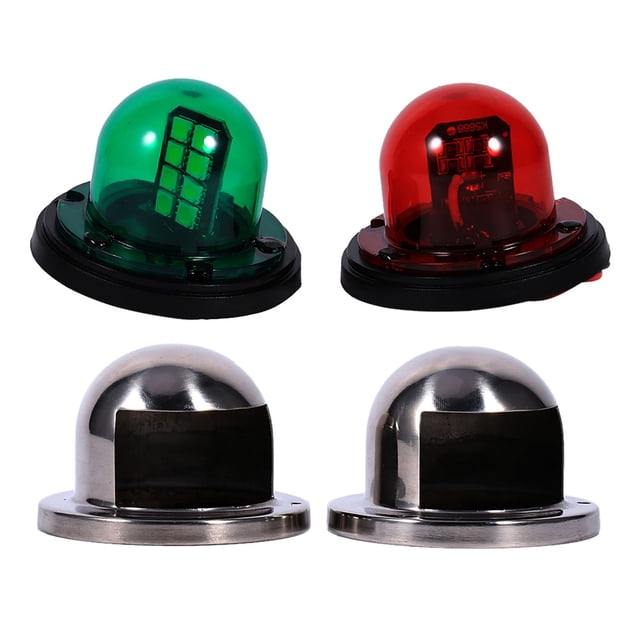 Luces De Navegación De Botes, Luces De 12 V Para Barcos De Navegación LED Acero Inoxidable Para Yate Marino
