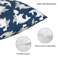 thumbnail image 3 of Yiaed Shark Print Pillow Covers Super Soft Decorative Square Throw Pillow Covers Case Cushion Covers for Sofa Couch Bedroom Car Decor（No pillow core）-20"x20", 3 of 7