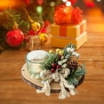thumbnail image 2 of Luoshdecor Candle Holder Tray Home Decor,Wood Candle Tray With Artificial Pine Cone Berry for Table Centerpiece Xmas Party Table Decorations, 2 of 6