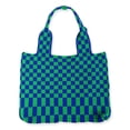 thumbnail image 3 of Tote Chic Checkerboard Simple Casual Soft Women Girlsknitted Bolso de hombro Zulema  Bolso de mujer, 3 of 8