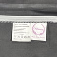 thumbnail image 6 of Orylavena Gray Damask Stripe Microfiber Duvet Cover Set, Full, 3-Piece, 6 of 12