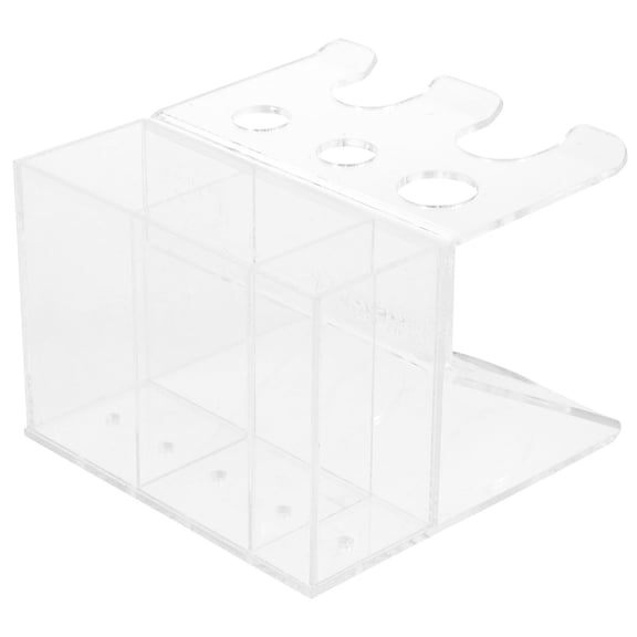 UPOUART Clear Acrylic Makeup Organizer and Holder, Bathroom Storage for Cosmetics and Shaving Accessories