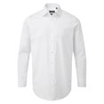 thumbnail image 1 of Premier - Camisa de Popelina de Manga Larga para Adultos Unisex (Blanco), 1 of 1
