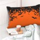 thumbnail image 4 of Fotbe Halloween With Black Bats Funda de Almohada Decorativa Estilo Occidental, Lujo en Algodón, Fundas para Almohadas King, Cojín Estampado para Decoración del Hogar-14"x20", 4 of 6