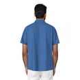 thumbnail image 3 of Cafe Luna Men's and Big Men's Panel Print Short Sleeve Woven Shirt, Size S-4XL, 3 of 7