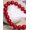 Coral Red, variant on K-KED Fashion 8/10/12mm Multi-Color South Sea Shell Pearl Round Beads Bracelets 7.5''-Light Pink-12mm