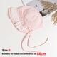 thumbnail image 2 of Bonita gorra de parto para niña, de algodón suave, para recién nacidas, para niñas de 3 a 6 meses, talla S, 2 of 5