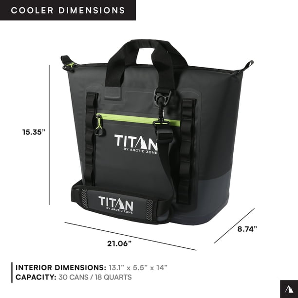 Titan by Arctic Zone 30 Can, 20 Quart Welded Insulated Cooler Tote