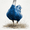 Blue Goose Painting, variant on UXIEQU Botanical Leaves Print Canvas Wall Art Print 15.75x11.81 Inches