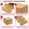 thumbnail image 3 of 2x2x1.6" Small Gift Boxes Bulk with Lid, 50 Pack Mini Square Cardboard Paper Present Box for Jewelry, Candy, Red, 3 of 7