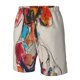 thumbnail image 4 of Balery Colorful Dachshund Art Traje de Baño Estilo Hawaiano para Hombre, Shorts de Secado Rápido con Bolsillos-X-Large, 4 of 6