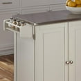 thumbnail image 2 of Homestyles Liberty Kitchen Cart with Stainless Steel Top, 2 of 8