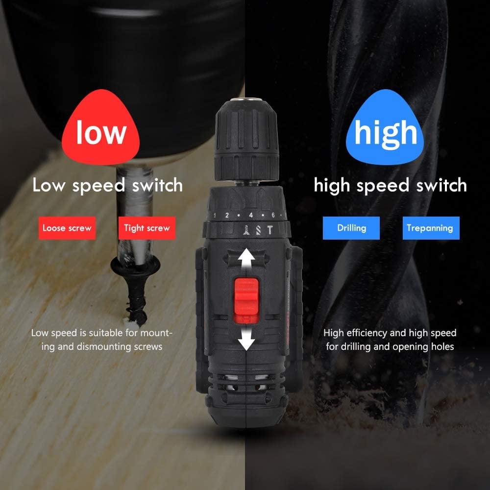 XERATH 20V Max Cordless Drill Driver, 0-1500 RPM