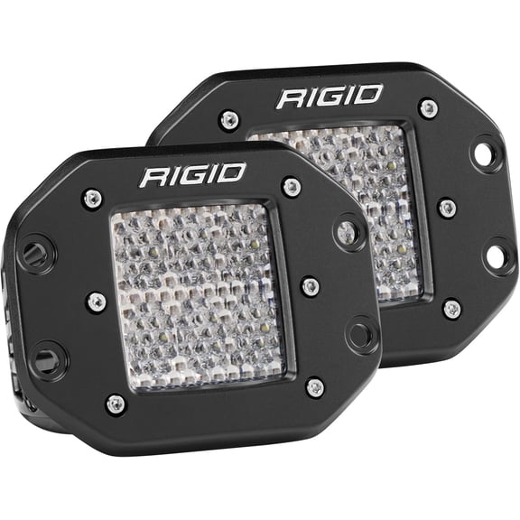 Rigid Industries D2 - Flush Mount - 60 Deg. Lens