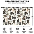 thumbnail image 2 of Blackout Kids Curtains,Cute Cat Childrens Insulated Curtains Set Of 2,Bedroom Essentials,Toddler Room Decor 42x54in(106x137cm), 2 of 4