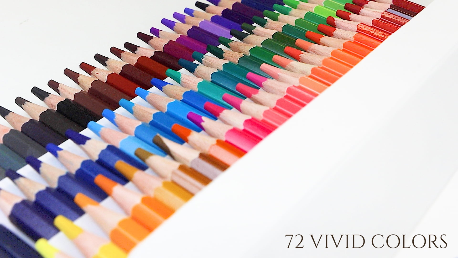 Grizaye 72pc Velvet-Touch Premium Colored Pencils