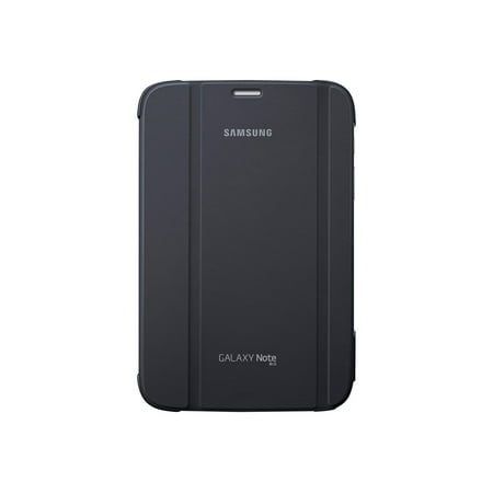 Samsung Book Cover EF-BN510B - Flip cover for tablet - synthetic leather - gray - for Galaxy Note 8.0