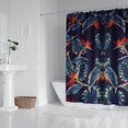 thumbnail image 2 of Waterproof Birds Of Paradise Pattern Shower Curtain 72x72 Inch Boho Style Polyester Unique Shower Curtain for Bathroom Hotel Home Decor with 12 Plastic Hooks, 2 of 5