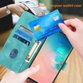 thumbnail image 2 of S10 Phone Case Wallet,for Galaxy S10 Case,[Card Holder Slots][Wrist Strap][Stand Function] TPU Interior Protective PU Leather Phone 2023 Flip Cases Cover for Samsung Galaxy S10 6.1 Inch (Green), 2 of 14