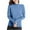 Blue, variant on qucoqpe Women's Fall Knitted Sweaters Winter Basic Solid Base Layer Sweater Trendy Long Sleeve Crewneck Womens Knitted Pullover Tops