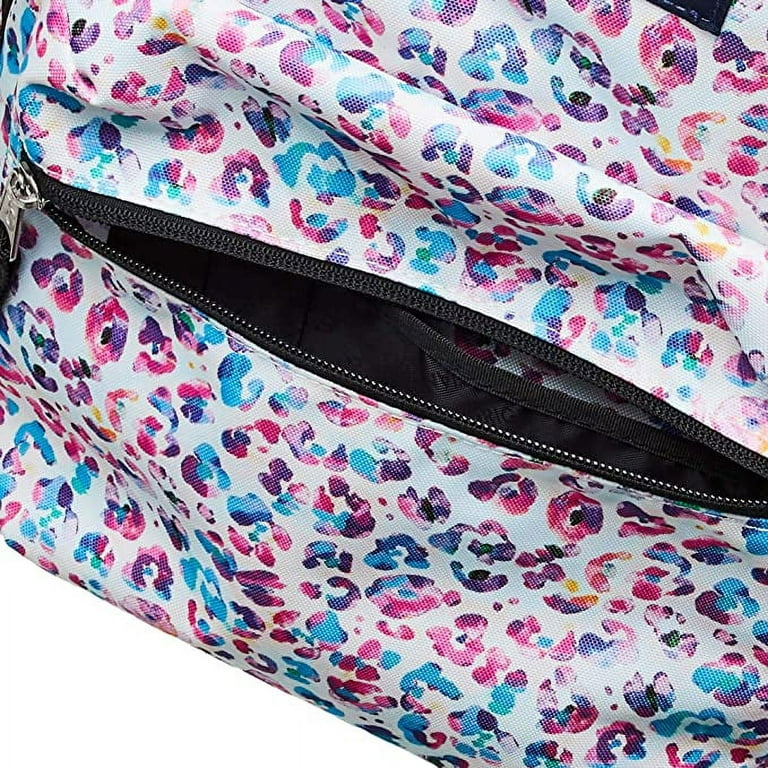 JanSport Unisex Cross Town Backpack School Bag Multi-Color Leopard Dots 