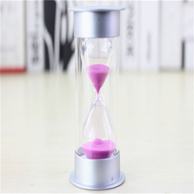 Practical Desktop Sand Clock Timer Children's Brushing Striking Hourglass