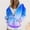 Multicolor, variant on Dasayo Long Sleeve Women's Sweatshirts and Hoodies Full Zip up Hooded Gradient Color Drawstring Jackets Women's Tops L